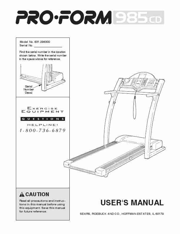 ProForm Treadmill 831_298300-page_pdf